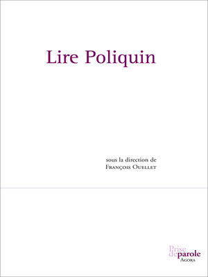 cover image of Lire Poliquin